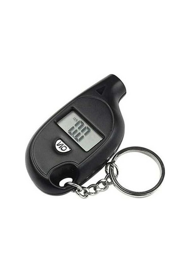 Fastbuy Turcoshop11 1 Adet Lcd Ekranlı Dijital Lastik Basınç Ölçer, Araç Lastiği Hava Basıncı İzleme Aleti Siyah