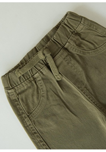 Kitikate Organik Gabardin Bebek Pantolon Yeşil Yeşil