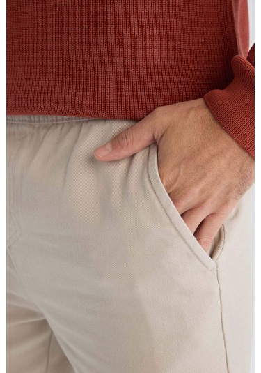 DeFacto %100 Pamuk Regular Fit Normal Kesim Yazlık Jogger Pantolon D1045AX25SPBG712