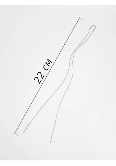 Vladlena Uzun Gümüş Renkli 925 Platin Kaplama Mono Küpe Tekli 377439933 Diğer