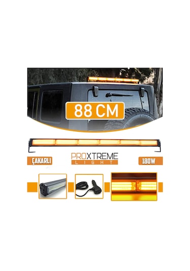 Cob 180 W Çakarlı Off Road 6'lı Led