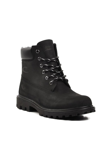 Scooter Postal Su Geçirmez Hakiki Deri Erkek Bot M7108 001