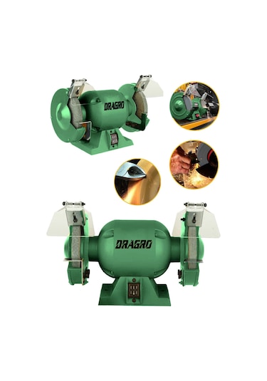 Dragro Alman DRG-HN200 MM Turbo 4200W Çark Motoru Zımpara Balta Bıçak Bileme Makinesi Taş Motoru Taşlama3