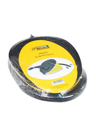 Campout Ayak Hava Pompası Sarı - Siyah