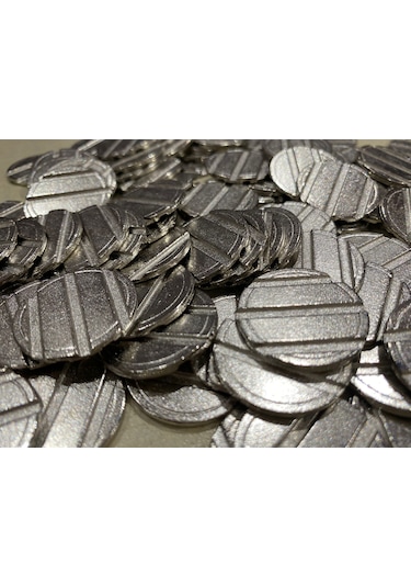 100 Adet 3/3 Çeltikli 27/2 Mm Oyun Makineleri & Langırt Jeton