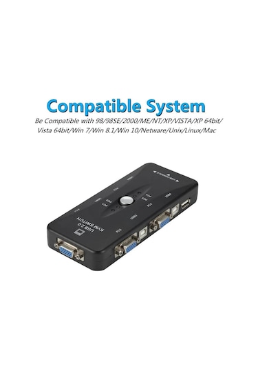 Primex Px-2840 Usb Kvm Switch 4 Port Manuel