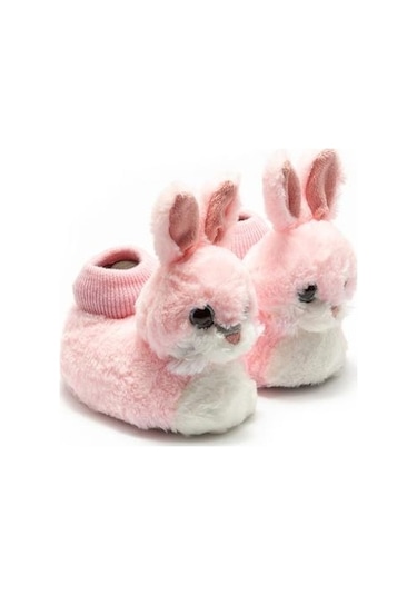 Rolly Çocuk Hayvanlı Panduf Pembe 24/31 Pembe