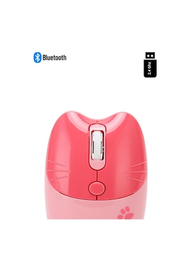 NDNeed ND-CATMOUSE01 Sevimli Kedi Kablosuz Kablosuz Mouse