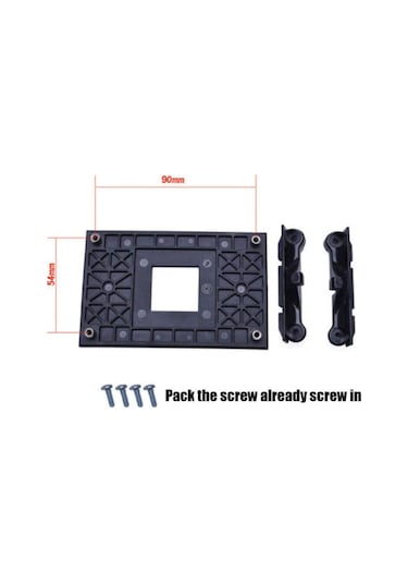 Aghbilgisayar- Am4 Braket Amd Işlemci Fan Ayağı Anakart Bağlantısı Amd Ayak Am4