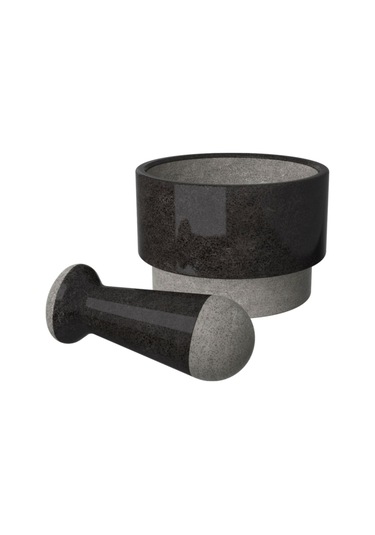 Adelsten Çift Taraflı Mermer Havan Ve Tokmak