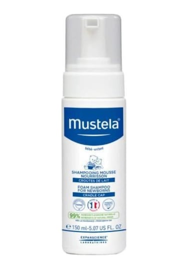 Mustela Yenidoğan Konak Önleyici Köpük Şampuan  150 ML