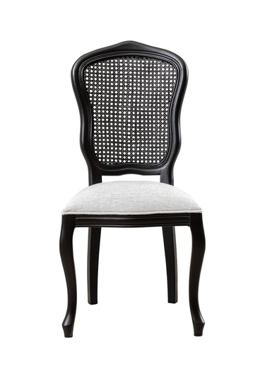 Louvre Country Hazeranlı Sandalye Siyah