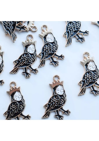 Kafebizu Metal/emaye Kolye Ucu 4'lü 25.5x16.5x1.5 Mm 198673747