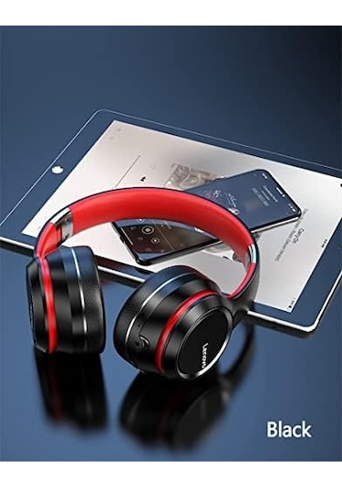 Hd200 Kablosuz Bluetooth 5.0 Kulak Üstü Kulaklık Siyah