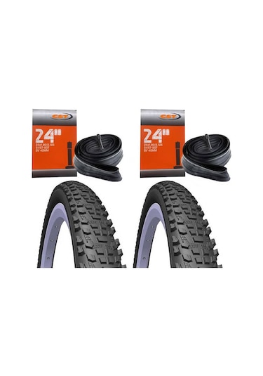 Mitas Ocelot 24x2.10 Bisiklet Lastik Seti 2 Dış 2 İç