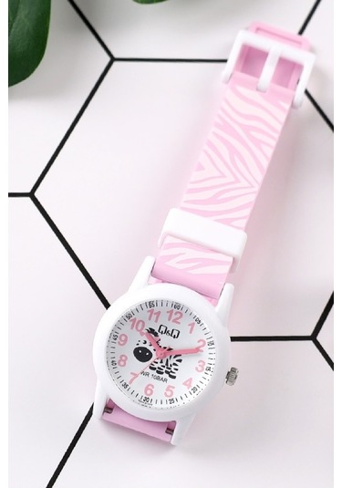Q&Q QCG2213 Su Geçirmez Rakamlı Kız Çocuk Kol Saati