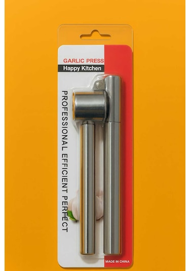 Paslanmaz Çelik Sarmısak Ezme Aleti Garlic Press