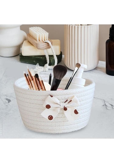 Pazly Taşınabilir Suntek Sepeti Magideal Depolama Dayanıklı Cm Aşınmaya 16.5x9 - Kw Beyaz