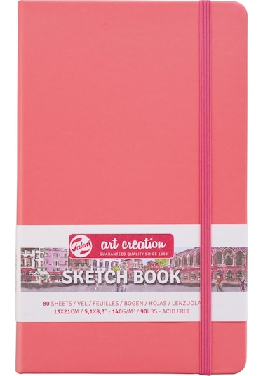 Tac Sk.blck Coral 13x21 140g Sketchbook