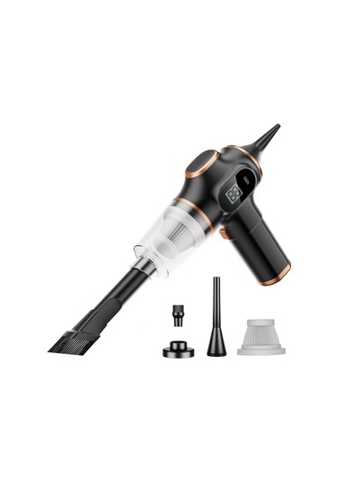 Crackedice Kablosuz Araba Elektrikli Süpürge Taşınabilir Robot Elektrikli Süpürge Siyah B