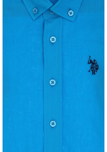 U.s. Polo Assn. Erkek Çocuk Aqua Gömlek Basic 50306583-vr007 Aqua
