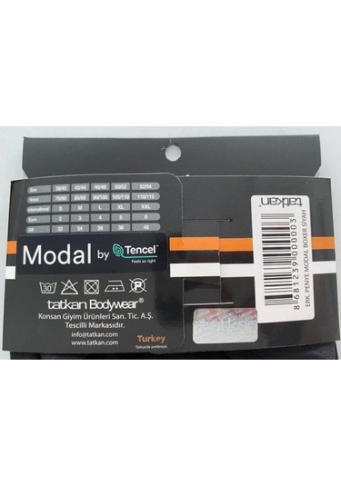 Erkek 5'Li Modal Penye Por Kesim Slim Fit Boxer 001