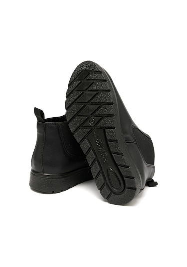 Bot Kadın 45 U33 Zx Fly Flot Synthetıc Woman Ankle Boot Black Siyah