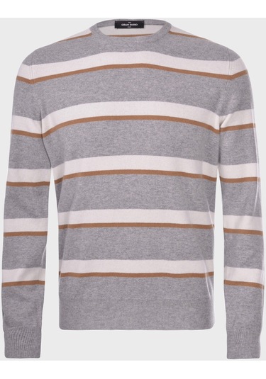 Gran Sasso Erkek Kazak 57167 19670 061 Gri