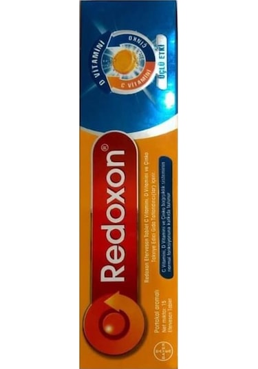 Redoxon 3Lü Etki C Vitamini D Vitamini Çinko 15 Efervesan Tablet