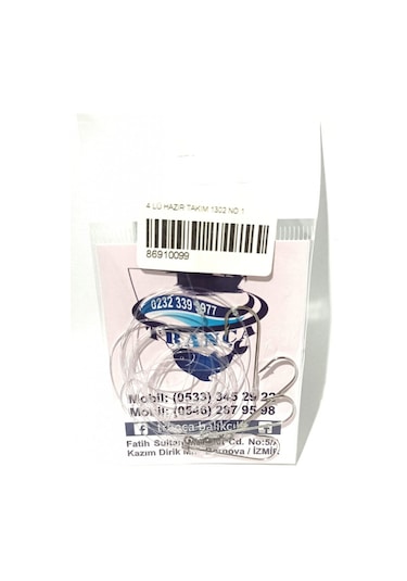 Youvella 4 İğneli Hazır Takım 5 Adet 1302 No:4