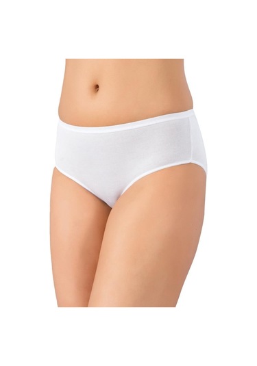 3 Lü Paket Lüx Drm Bayan Bambu Yüksek Bel Bikini Külot Slip 3200