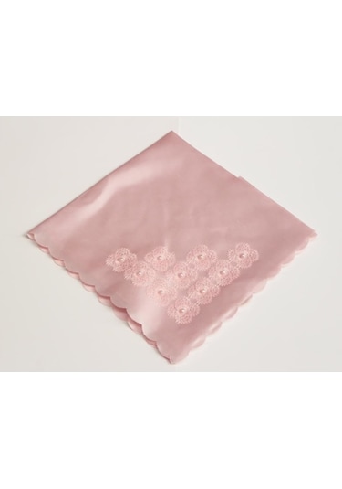 Assehome Saten Iğne Oyalı Incili Bohça