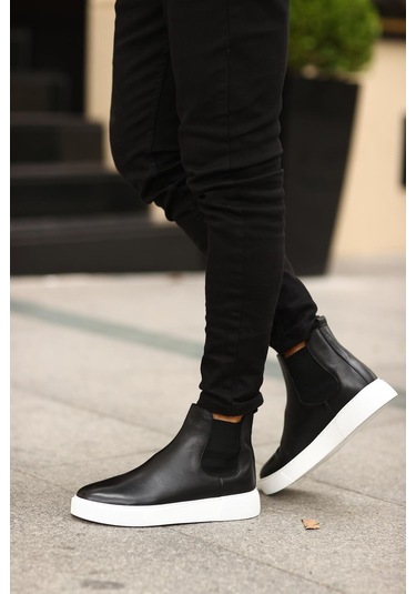 Serhat Özköroğlu -siyah Erkek Chelsea Bot Siyah Siyah