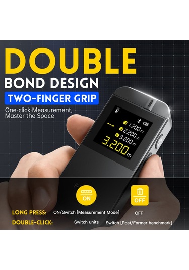 Fnirsi Ir40 Akıllı 40mt Lazer Metre Mesafe Ölçer