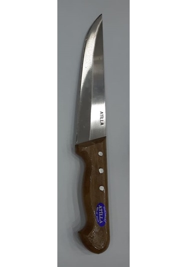 Atilla Paslanmaz Çelik Kasap Bıçağı No 3 1 Adet Açık Kahve