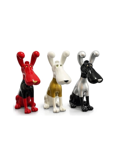 Buğz Polyester Sevimli Köpek Figürü