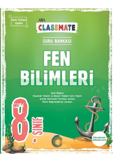 8.sınıf 2024-2025 Fen Bilimleri 5 Kitap Set