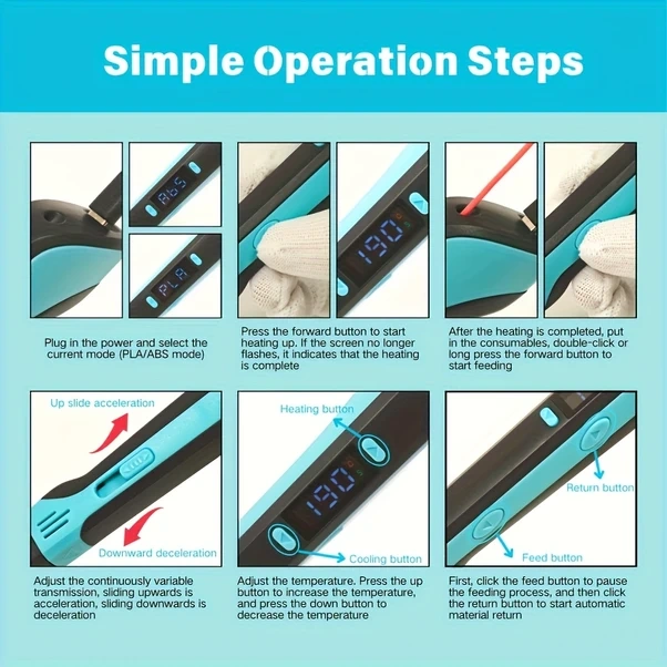 Willowhaven Pembe 12 Renk 3d Yazıcı Kalem Seti Yaratıcılık Ve Stem Öğrenme si