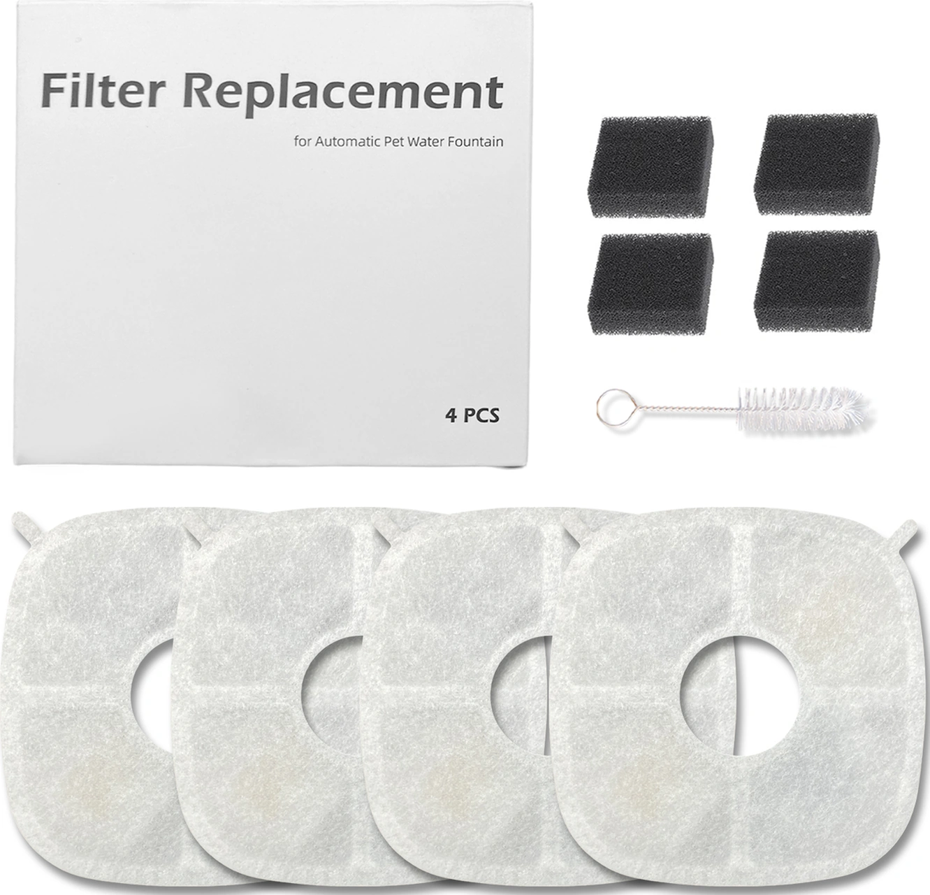 Haustier Wf013 Ve Ff013 Otomatik Su Pınarı Filtre Seti