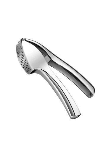 Sarımsak Presi Paslanmaz Çelik Sarımsak Kıyma Sarımsak Kırıcı Gümüş