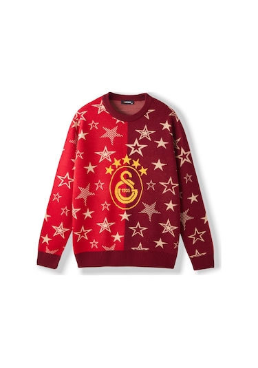 Gsstore Galatasaray Yeni Yıl Kazak E252302 Bordo - Kırmızı
