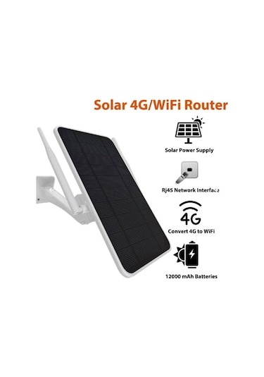 Apronx Apx-sr406 Wireless 4g Solar Modem 6w 8 Kullanıcı 12000mah