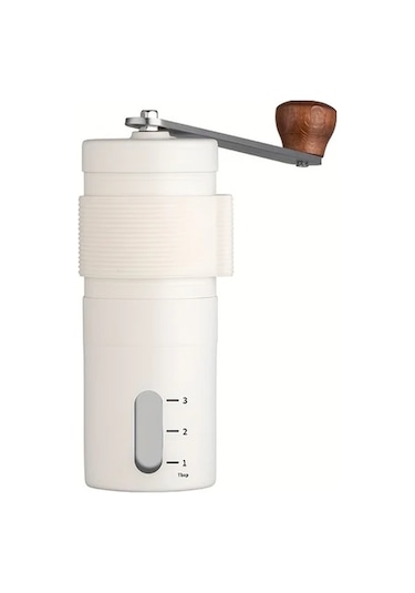 Honeybeeshop 1 Adet Manuel Kahve Değirmeni Siyah Paslanmaz Celik Konik Disli Ergonomik Sapli Kompakt Tasarim Ev Ve Seyahat Icin