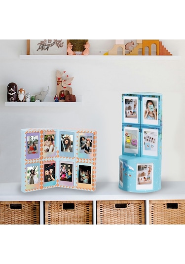Sones Mini 3-inç Dönüştürülebilir Kendin Yap Fotoğraf Çerçevesi Standı Depolama Rafı Sualtı Dünyası