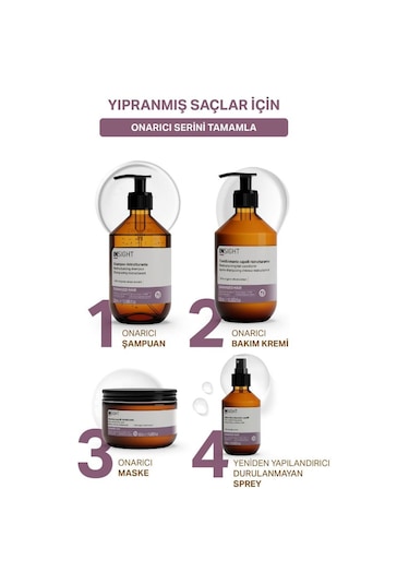 Yıpranmış Saçlar İçin Onarıcı Saç Kremi 350 Ml