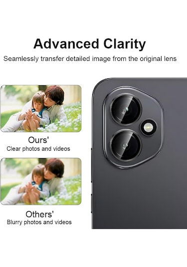 Honor 400 Kamera Lens Koruyucu Temperli Cam Uygulama Aparatlı