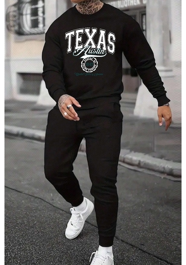 Antrasit Eşofman Takımı Siyah3