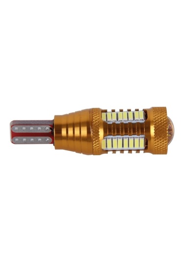 Sones 2 Adet T15-4014-32smd + 1cree 5w 650lm Beyaz Işık Led Kod Çözme Araba Gümrükleme Işıkları Lambası, Dc12v Altın