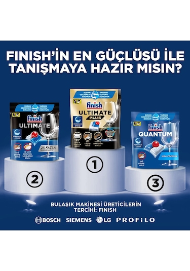 Finish Quantum 150 Tablet Bulaşık Makinesi Deterjanı 50x3