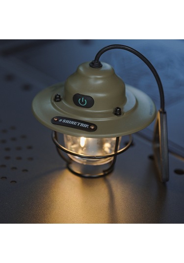 Shinetrip Akülü Kamp Lambası Taşınabilir Hung Işık Açık Çadır Yeşil